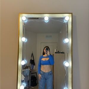 Princess Polly Vibrant Blue Long Sleeve Top